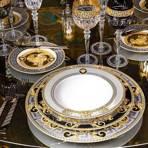 versace gold dish|versace dinner set price.